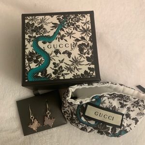 Gucci Butterfly Dangle Earrings